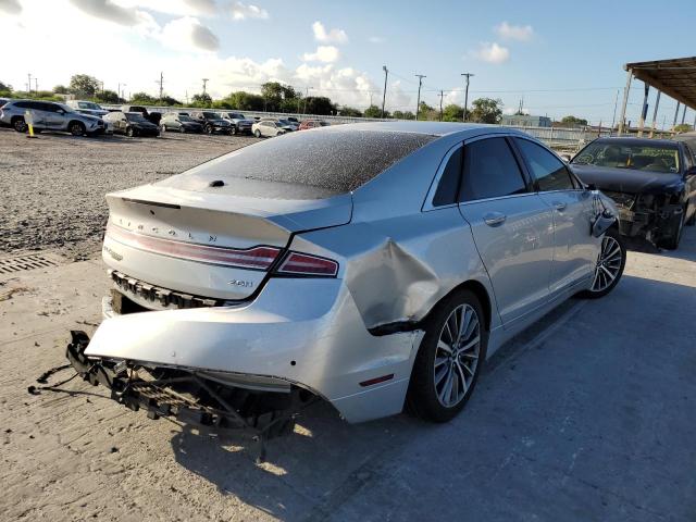 3LN6L5KU5HR653624 - 2017 LINCOLN MKZ HYBRID SILVER photo 4