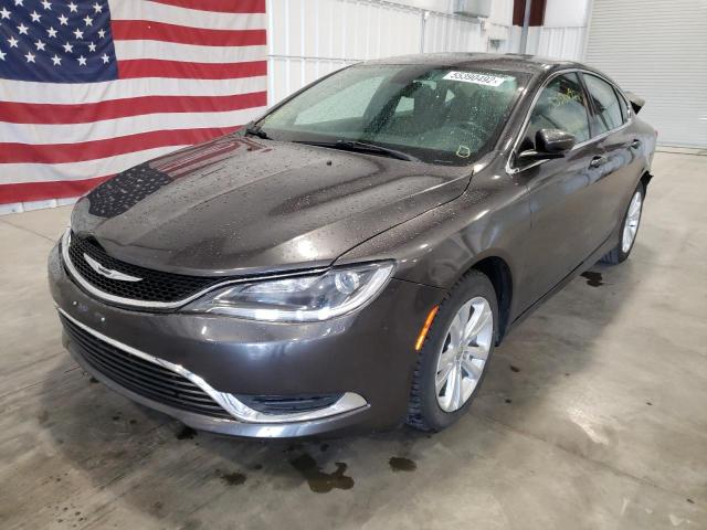 1C3CCCABXGN152536 - 2016 CHRYSLER 200 LIMITE BROWN photo 2