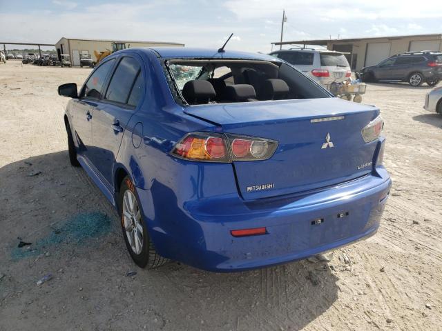 JA32U2FU5GU010124 - 2016 MITSUBISHI LANCER ES BLUE photo 3