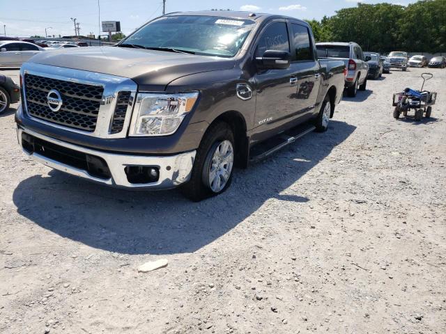 1N6AA1E64HN535445 - 2017 NISSAN TITAN SV GRAY photo 9