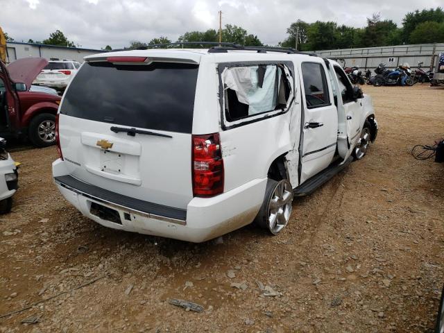 1GNSKKE72ER162551 - 2014 CHEVROLET SUBURBAN K WHITE photo 4