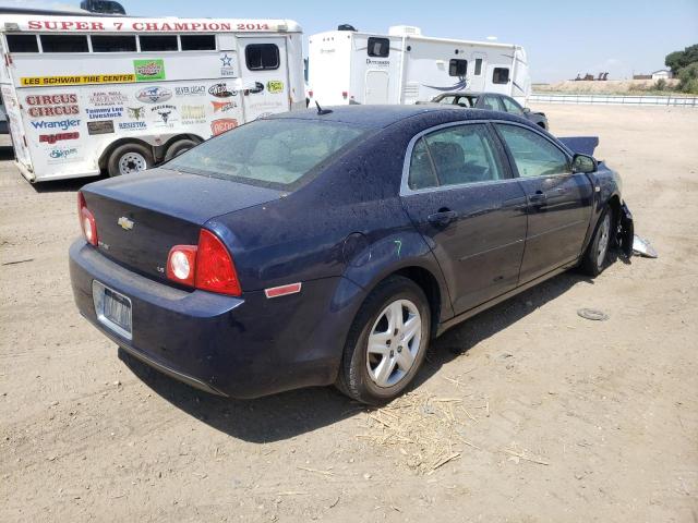 1G1ZG57B084281155 - 2008 CHEVROLET MALIBU LS BLUE photo 4