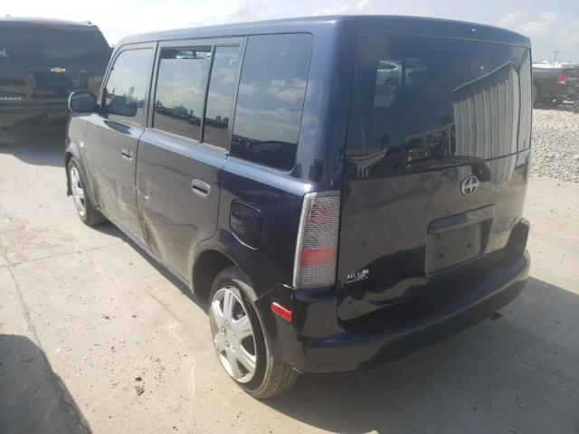 JTLKT324664055608 - 2006 TOYOTA SCION XB Blau Foto 3