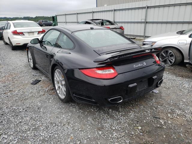 WP0AD2A92BS766756 - 2011 PORSCHE 911 TURBO BLACK photo 3