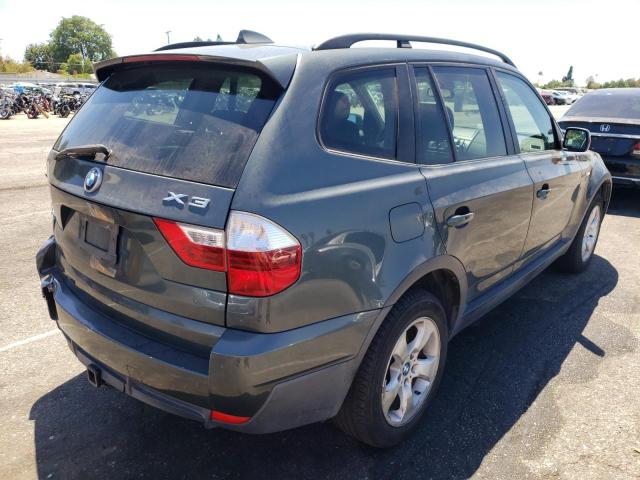 WBXPC93447WF26296 - 2007 BMW X3 3.0SI GRAY photo 4