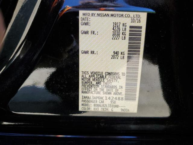 1N4AL3AP6HC142488 - 2017 NISSAN ALTIMA BLACK photo 10