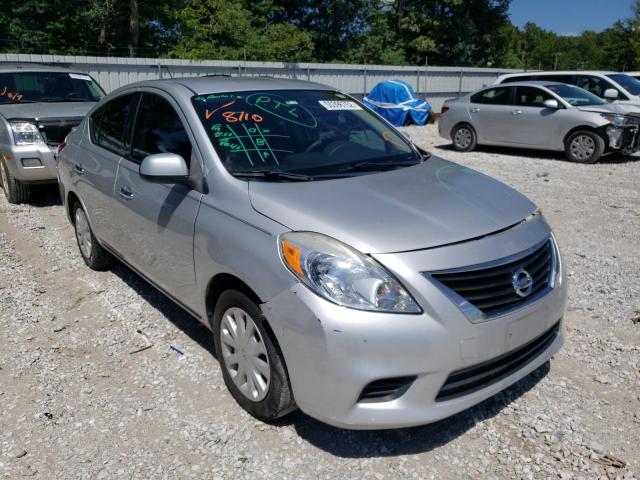 3N1CN7AP9EL877019 - 2014 NISSAN VERSA S SILVER photo 1