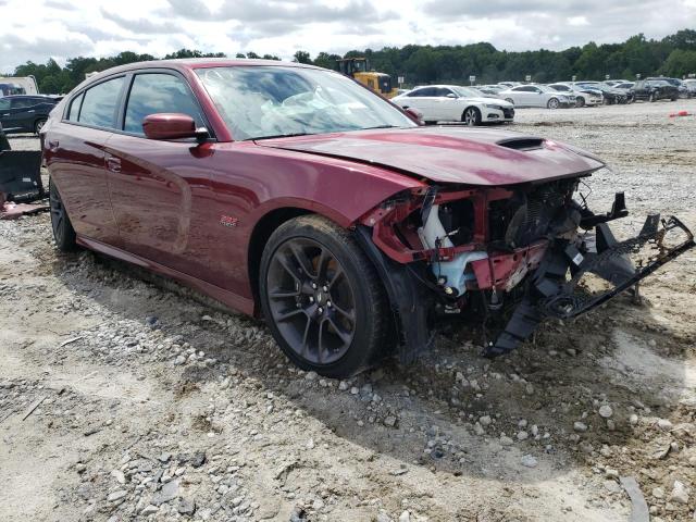 2C3CDXGJXLH180133 - 2020 DODGE CHARGER SC MAROON photo 1