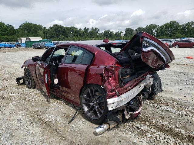 2C3CDXGJXLH180133 - 2020 DODGE CHARGER SC MAROON photo 3