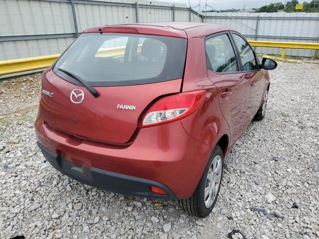 JM1DE1KY5E0174522 - 2014 MAZDA MAZDA2 SPO 勃艮第红 照片 4