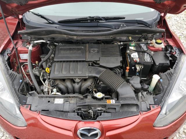 JM1DE1KY5E0174522 - 2014 MAZDA MAZDA2 SPO BURGUNDY photo 7