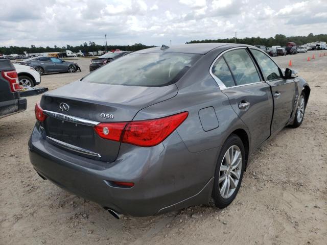 JN1EV7ARXHM835057 - 2017 INFINITI Q50 PREMIU GRAY photo 4