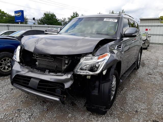 JN8AY2ND8KX010987 - 2019 NISSAN ARMADA SV GRAY photo 9