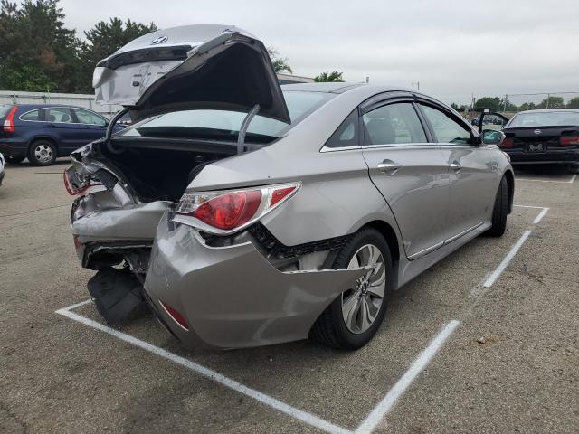 KMHEC4A46DA075786 - 2013 HYUNDAI SONATA HYB SILVER photo 4