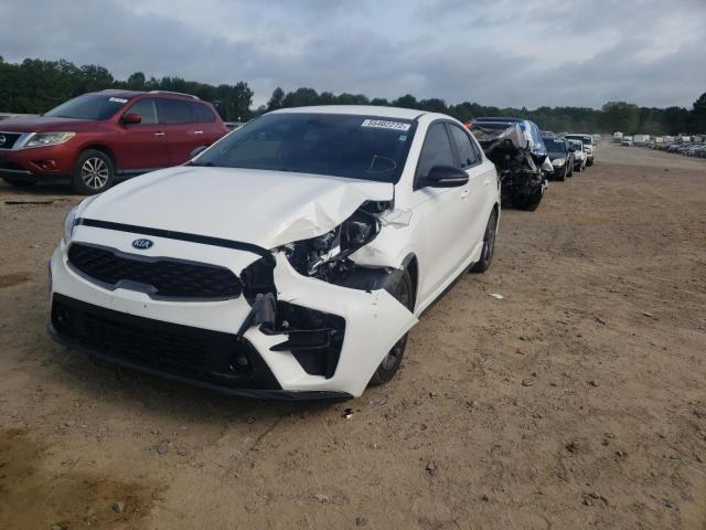 3KPF34AD0LE259111 - 2020 KIA FORTE GT L WHITE photo 2