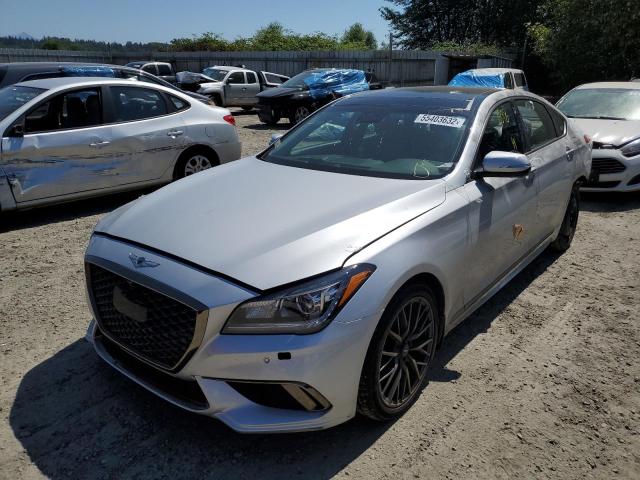 KMTFN4JE3KU309522 - 2019 GENESIS G80 BASE SILVER photo 2