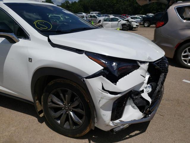 JTJYARBZ0K2136536 - 2019 LEXUS NX 300 BAS WHITE photo 9