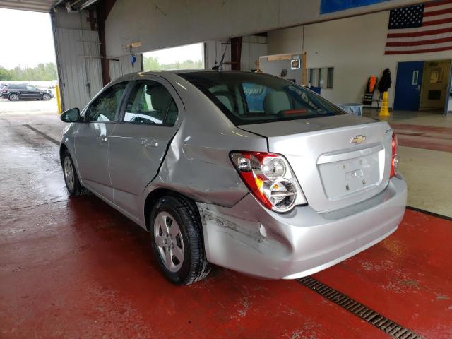 1G1JA5SG9D4109430 - 2013 CHEVROLET SONIC LS 银色 照片 3