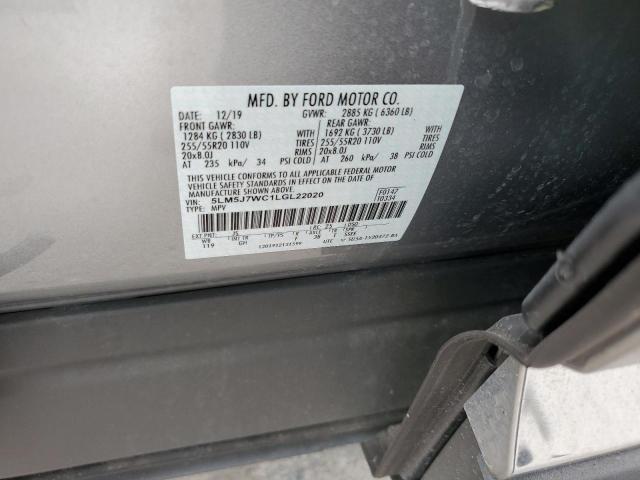 5LM5J7WC1LGL22020 - 2020 LINCOLN AVIATOR RE 灰色 照片 10