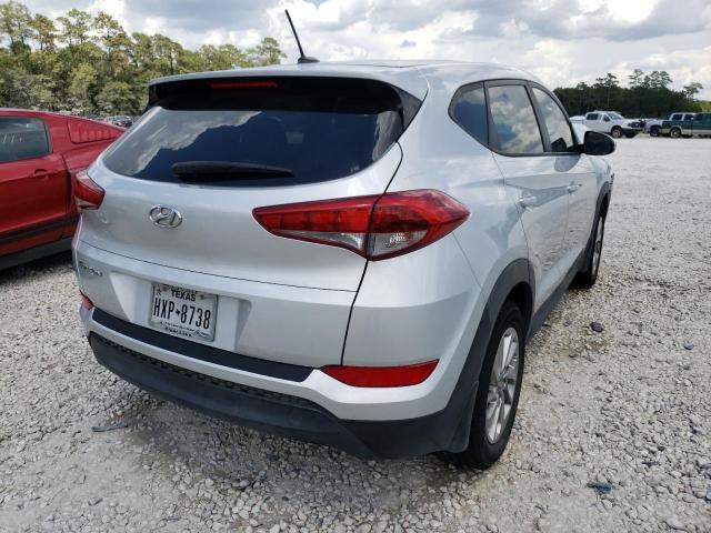 KM8J23A40GU238818 - 2016 HYUNDAI TUCSON SE SILVER photo 4