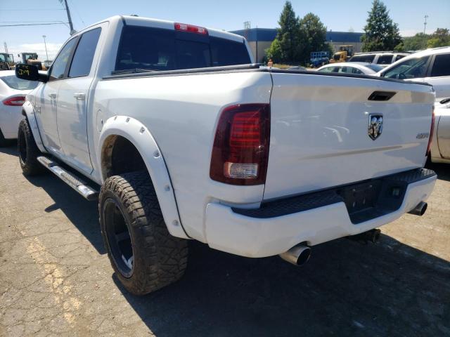 1C6RR7MT0DS602599 - 2013 RAM 1500 SPORT WHITE photo 3