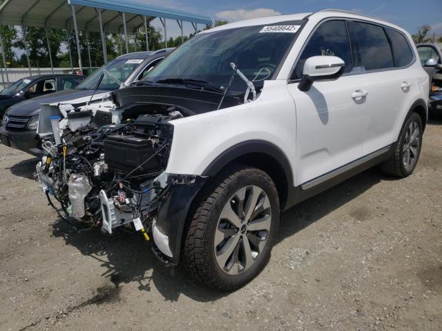 5XYP34HC5NG294153 - 2022 KIA TELLURIDE WHITE photo 2