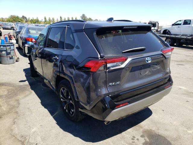 2T3T6RFV6NW032554 - 2022 TOYOTA RAV4 SE BLACK photo 3