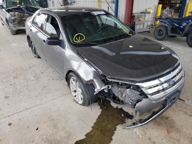 3FAHP0JGXBR303418 - 2011 FORD FUSION SEL GRAY photo 1