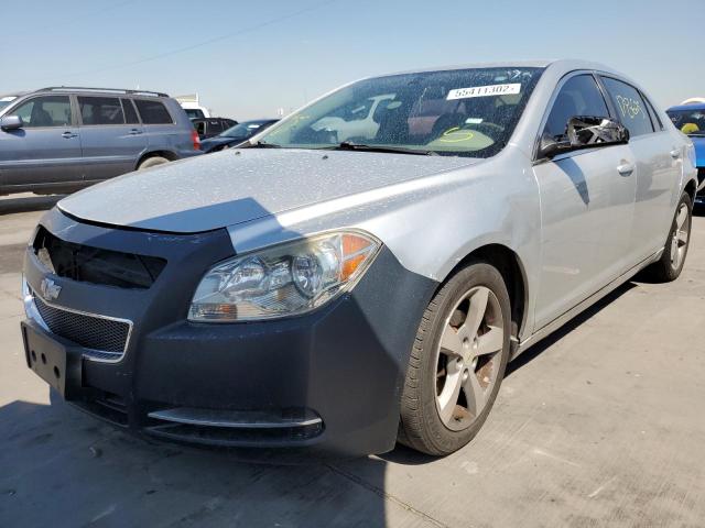 1G1ZC5EU9BF346533 - 2011 CHEVROLET MALIBU 1LT SILVER photo 2