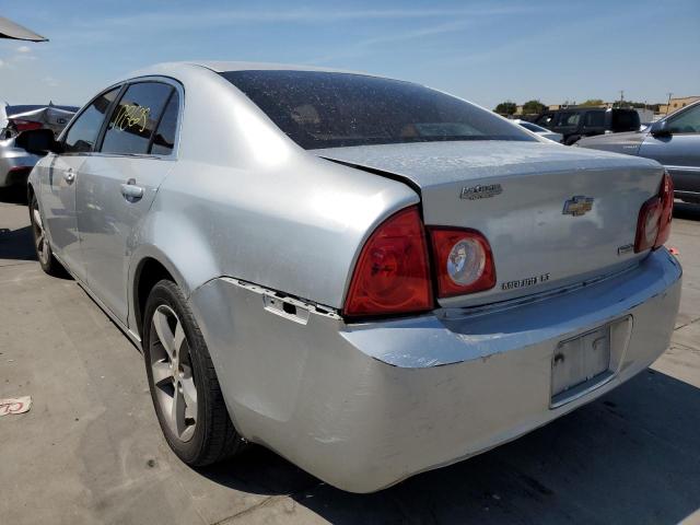 1G1ZC5EU9BF346533 - 2011 CHEVROLET MALIBU 1LT SILVER photo 3