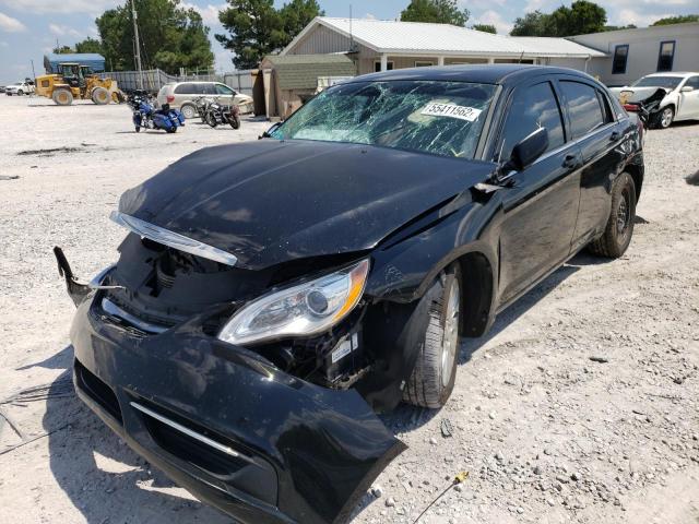 1C3BC4FB7BN545834 - 2011 CHRYSLER 200 LX BLACK photo 2