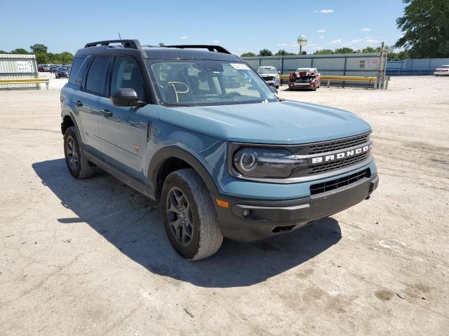 3FMCR9D93MRA59691 - 2021 FORD BRONCO SPO BLUE photo 1