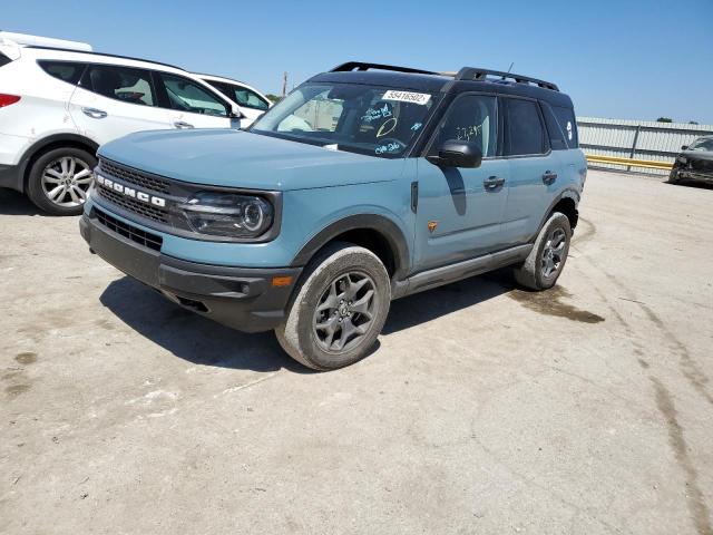 3FMCR9D93MRA59691 - 2021 FORD BRONCO SPO BLUE photo 2