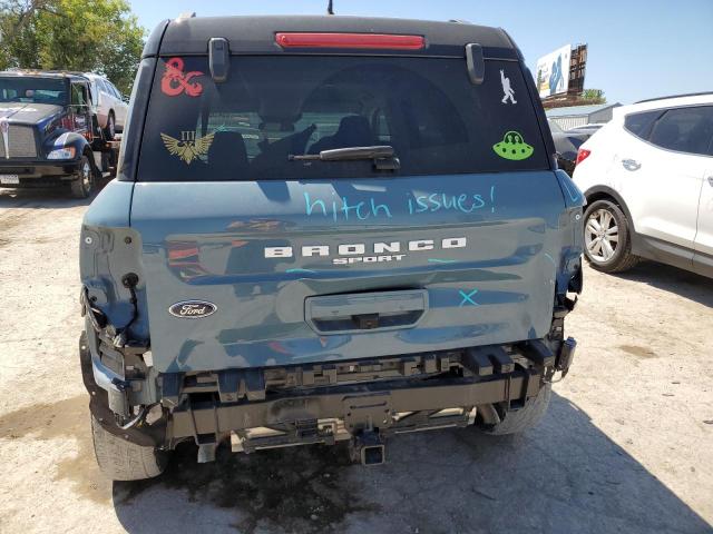 3FMCR9D93MRA59691 - 2021 FORD BRONCO SPO BLUE photo 9