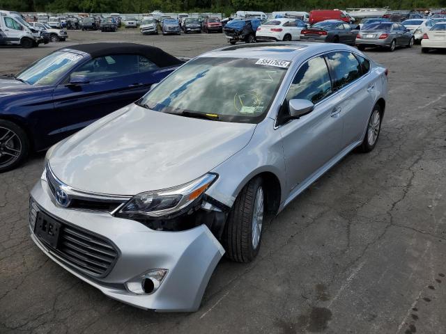 4T1BD1EB5EU022486 - 2014 TOYOTA AVALON HYB SILVER photo 2