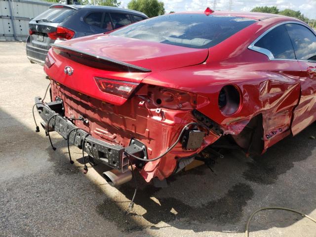 JN1FV7EL3KM440784 - 2019 INFINITI Q60 RED SP RED photo 9