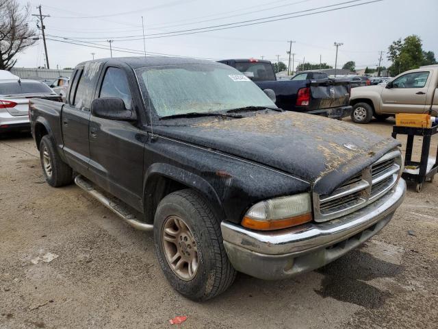 1D7HG48NX3S323296 - 2003 DODGE DAKOTA QUA BLUE photo 1