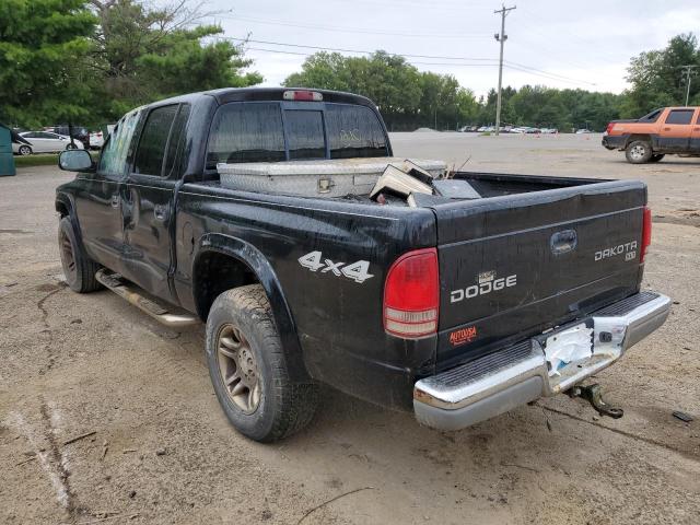 1D7HG48NX3S323296 - 2003 DODGE DAKOTA QUA BLUE photo 3