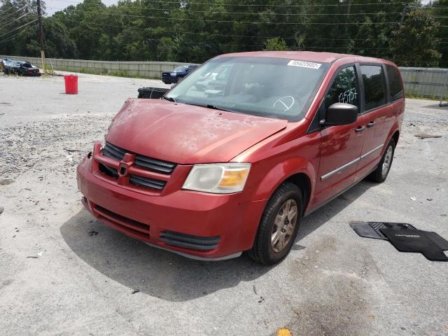 2D8HN44H78R127228 - 2008 DODGE GRAND CARA RED photo 2