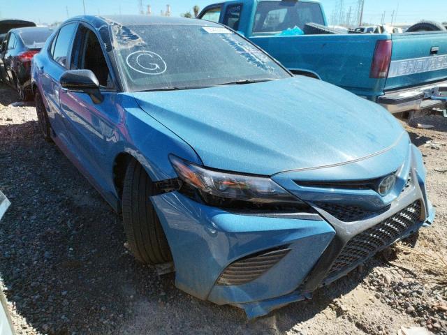 4T1KZ1AK3NU070009 - 2022 TOYOTA CAMRY TRD BLUE photo 1