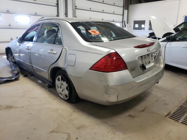 3HGCM56496G704308 - 2006 HONDA ACCORD LX SILVER photo 3