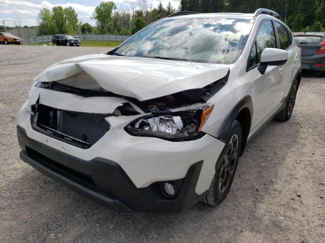 JF2GTAECXM8267055 - 2021 SUBARU CROSSTREK WHITE photo 2