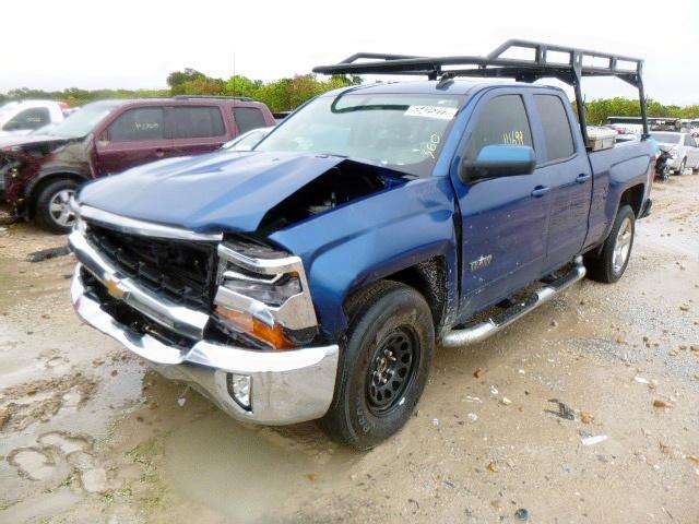 1GCRCRECXHZ108106 - 2017 CHEVROLET SILVERADO BLUE photo 2