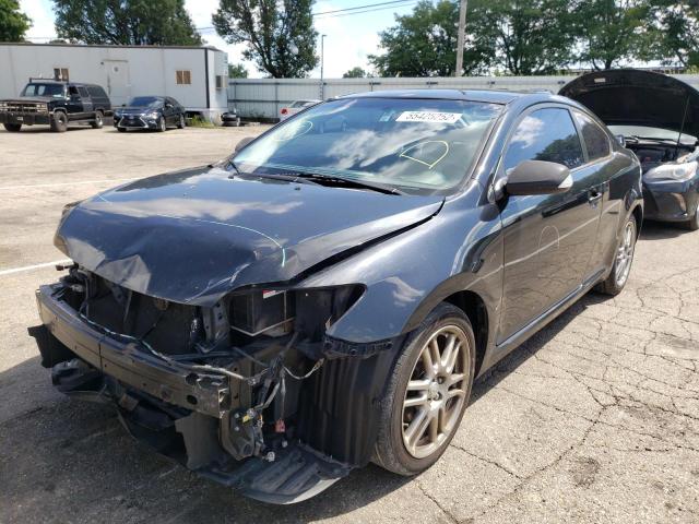 JTKDE177270204524 - 2007 TOYOTA SCION TC შავი ფოტო 2