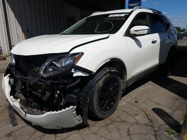 5N1AT2MT0GC869049 - 2016 NISSAN ROGUE S/SV WHITE photo 2
