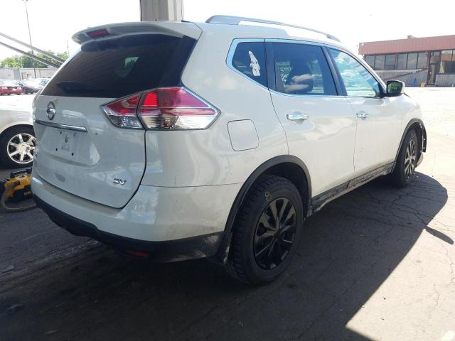5N1AT2MT0GC869049 - 2016 NISSAN ROGUE S/SV WHITE photo 4