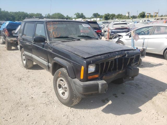 1J4FF48S81L506451 - 2001 JEEP GRAND CHER BLACK photo 1