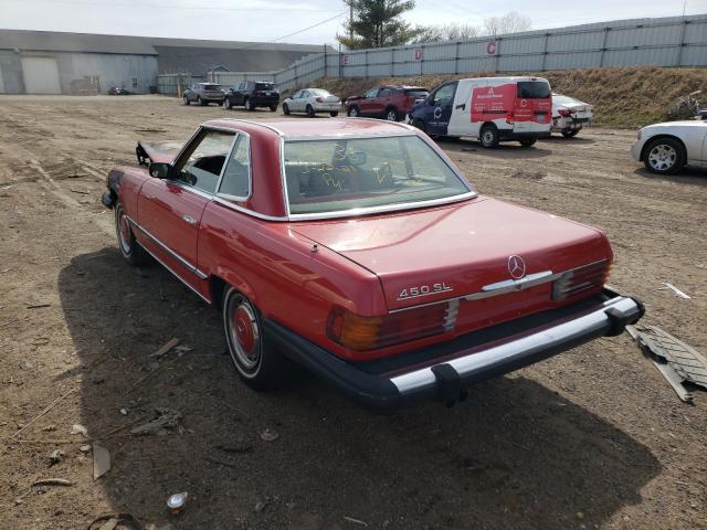 10704412023006 - 1975 MERCEDES-BENZ 450 SL RED photo 3