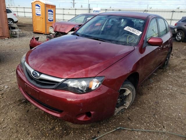 JF1GH6A6XBH820240 - 2011 SUBARU IMPREZA 2. RED photo 2