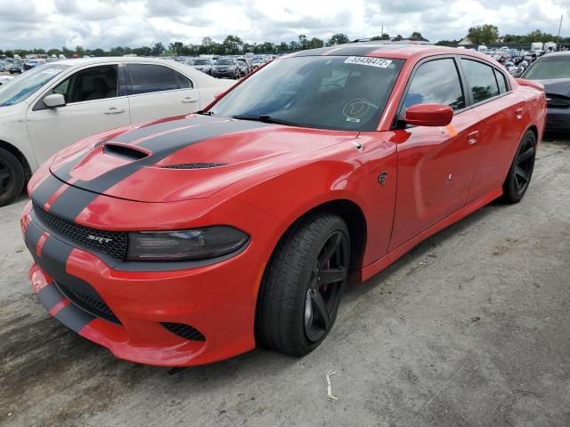 2C3CDXL91HH536679 - 2017 DODGE CHARGER SR RED photo 2